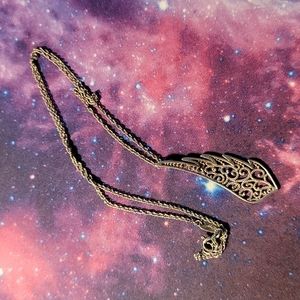 Lavaggi angle wing pendant silver